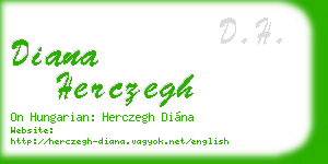 diana herczegh business card